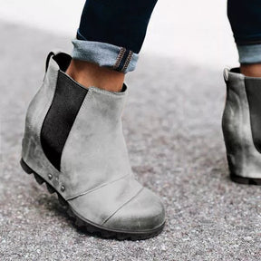 Women Wedge Ankle Booties