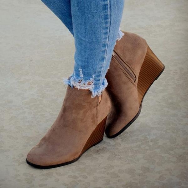 Women Daily Wedge Booties