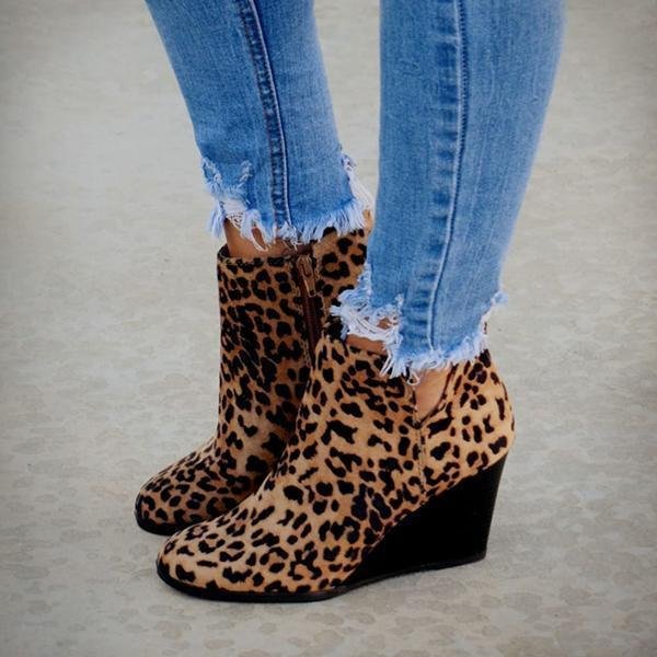 Women Daily Wedge Booties