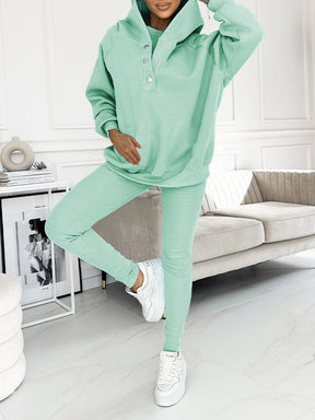 Hooded Casual and Comfortable Sweatshirt Suit