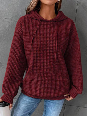 Plain Casual Hoodie Sweatshirt