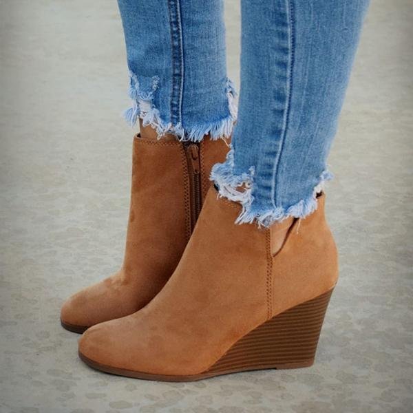 Women Daily Wedge Booties