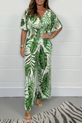 Foil printed jumpsuit